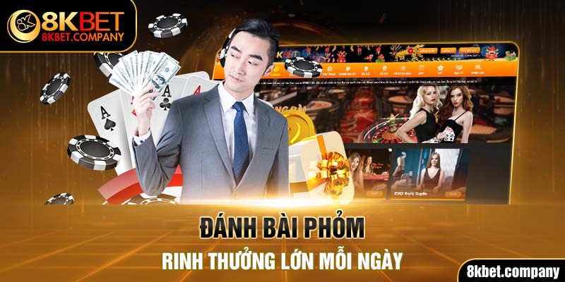 Đánh bài Phỏm rinh thưởng lớn mỗi ngày